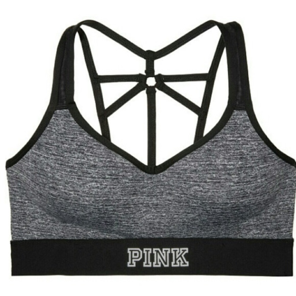 🍂 PINK VS Ultimate Push Up Sports Bra Size L